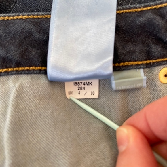 Michael Michael Kors Classic 11" Wide Flared Jeans Women's Size 4 Y2K - Picture 10 of 14